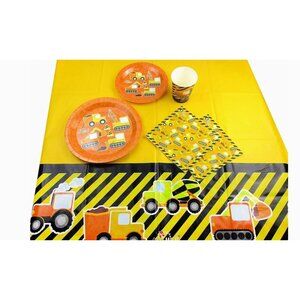 Construction Party Pack 50 Piece Set By Tiny Mills Construction Zone Theme